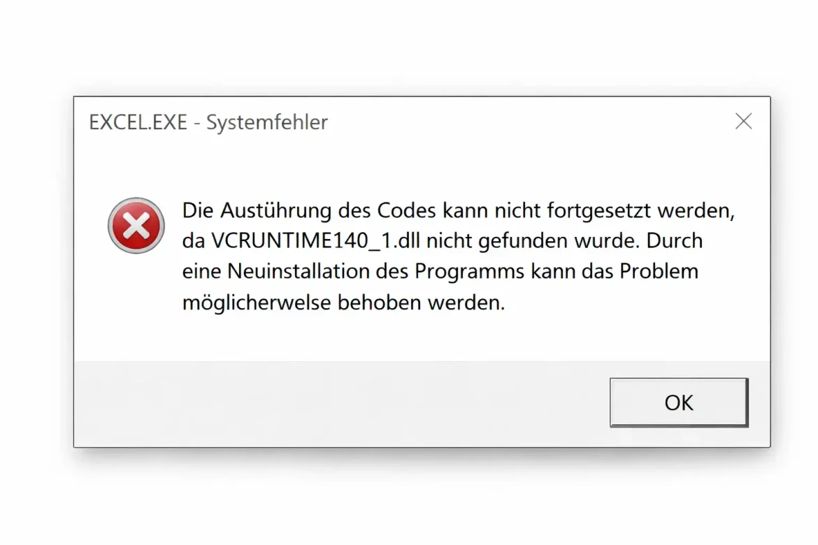 VC Runtime Fehler beheben unter Windows Visual C++ Runtime Error