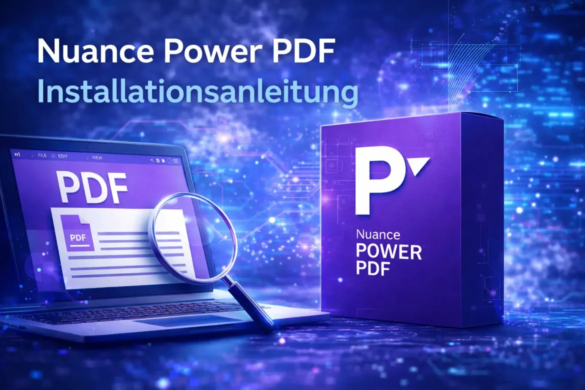 Nuance Power PDF Installationsanleitung – Software installieren und aktivieren unter Windows
