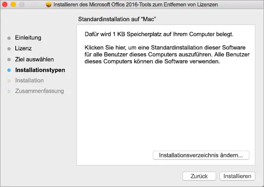 Office Removal Tool für Mac – Lizenz Reste sicher löschen