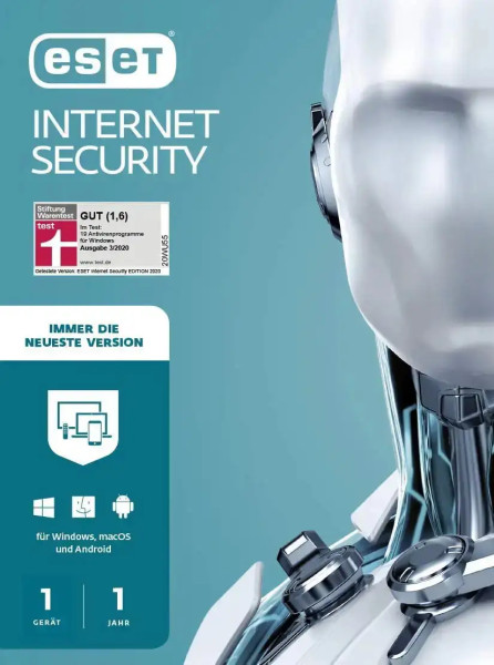 ESET Internet Security 2025 | Mac/PC/urządzenia mobilne