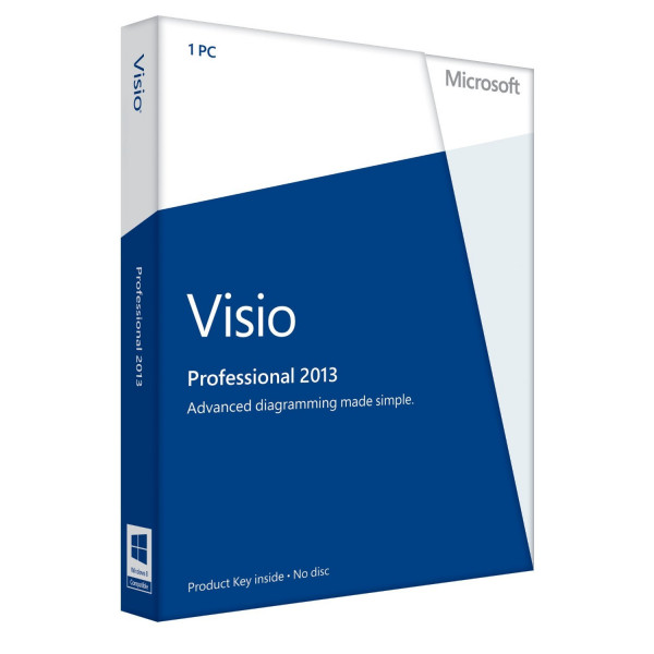 Microsoft Visio 2013 Professional | Windows | 1 PC | Zertifiziert