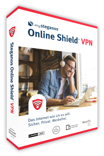 Steganos Online Shield VPN | 5 Geräte | WIN / MAC / ANDROID / IOS