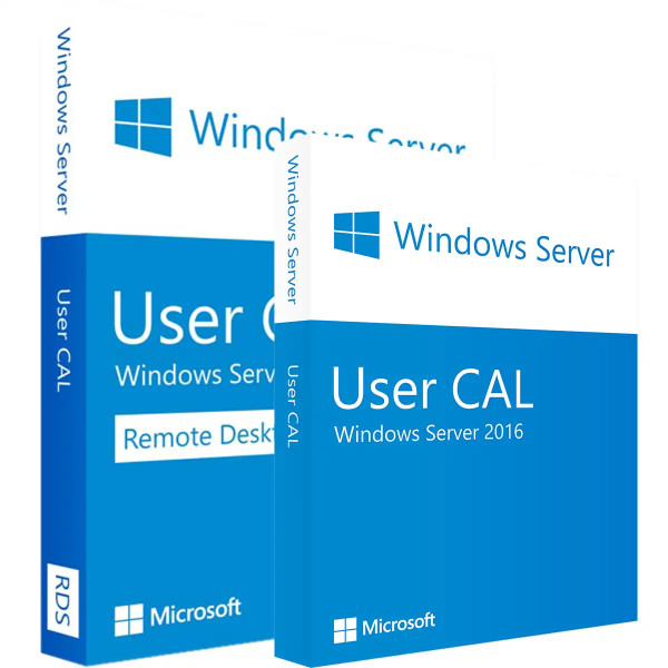 Microsoft RDS 2016 User CAL + Licence d'accès utilisateur