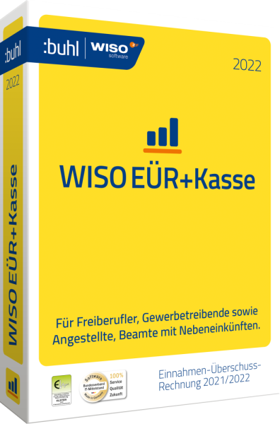 WISO EÜR & Kasse 2022 | für Windows | Sofortdownload |Blitzversand