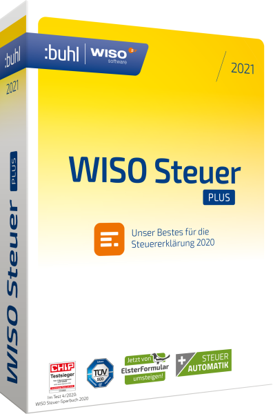 WISO steuer Plus 2021 (für das Steuerjahr 2020) | für Windows | Blitzversand