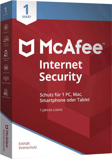 McAfee Internet Security 2023/24 | 3 Geräte / 1 Jahr