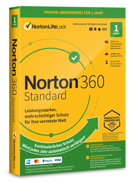 Norton Security 360 | 2025 | kein Abo | Multi Device