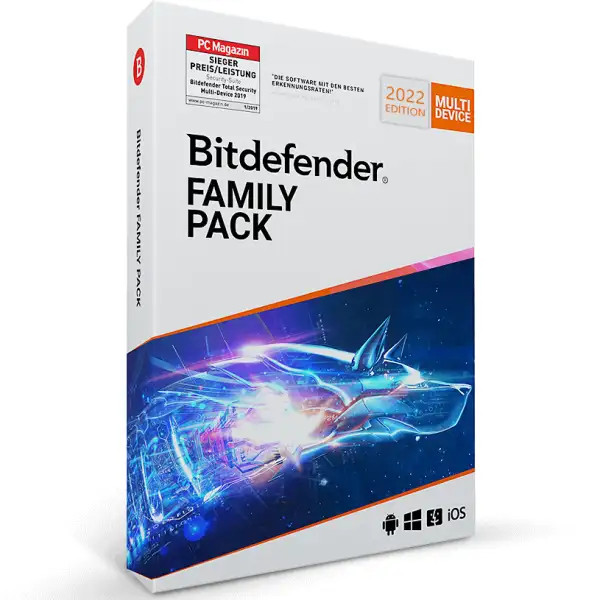 Bitdefender Family Pack 2026 | bis 15 Geräte