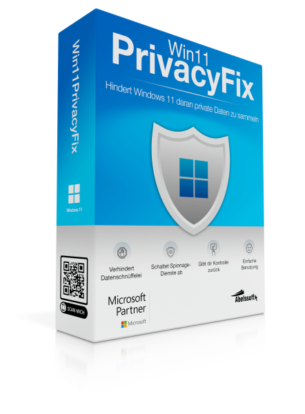 Abelssoft Win11PrivacyFix | für Windows | Zertifizierter Shop | Blitzversand