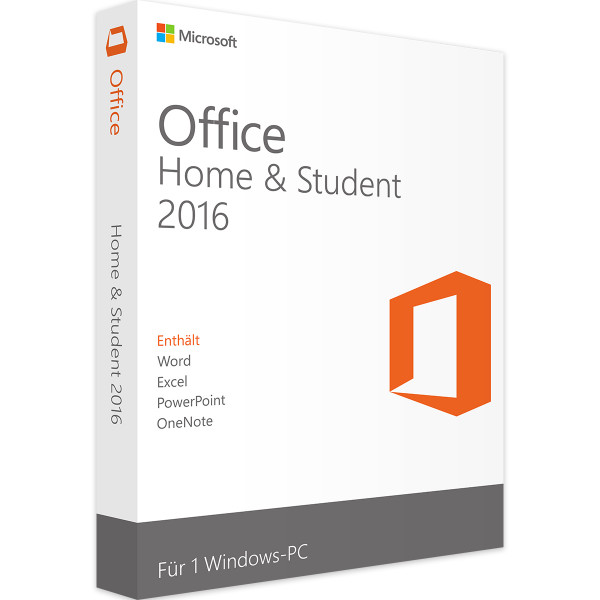 Microsoft Office 2016 Home and Student | Windows | Sofortdownload + Key