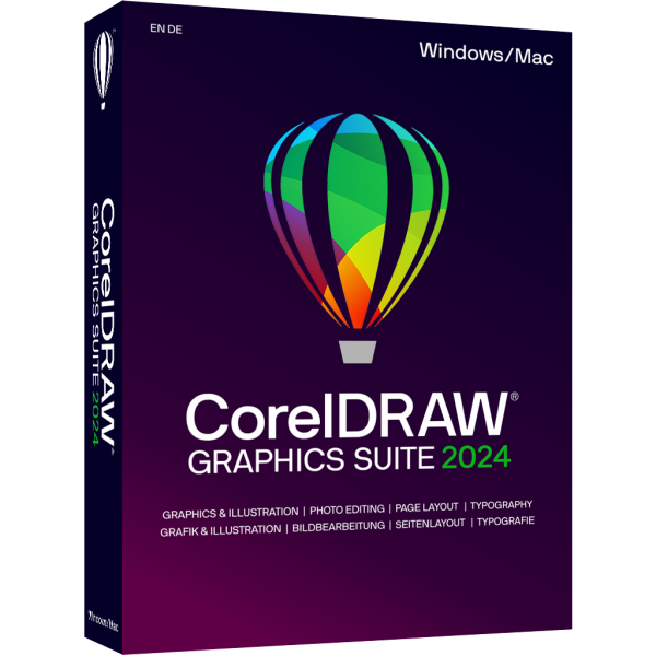 CorelDRAW Graphics Suite 2024 | für Windows / Mac