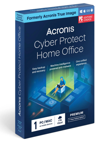 Acronis Cyber Protect Home Office Premium | 1 TB Cloud-Speicher
