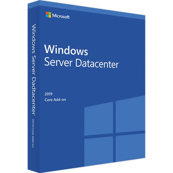 Centro de datos de Microsoft Windows Server 2019 2 núcleos