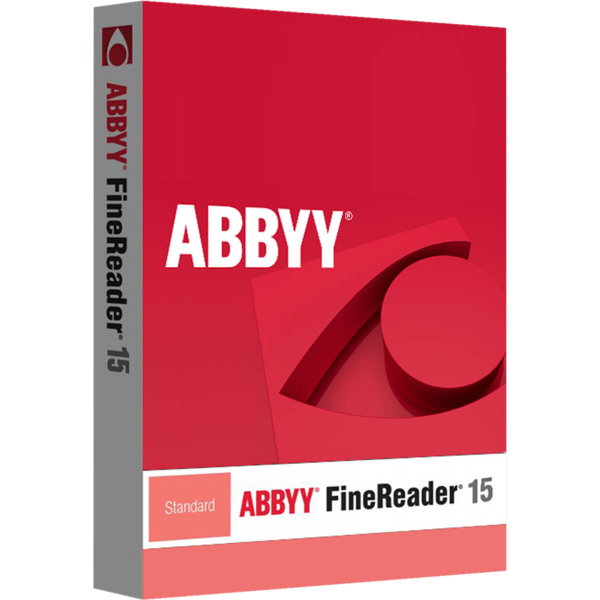 ABBYY Finereader 15 Estándar | suscripción de 1 año