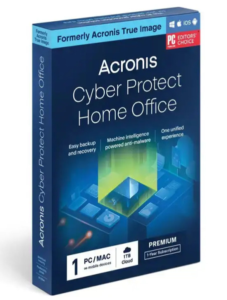 Acronis Cyber Protect Home Office Premium | 1 TB Cloud-Speicher