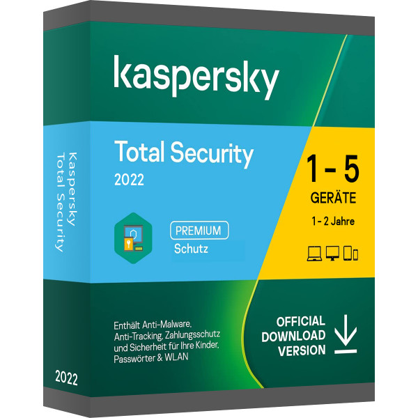 Kaspersky Total Security 2024 | Sofortdownload