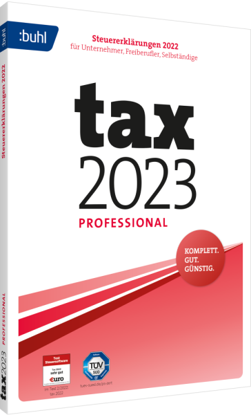 WISO tax 2023 Professional für Steuerjahr 2022 | für Windows