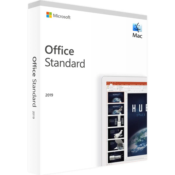 Microsoft Office 2019 Standard | für Mac | 1 - 5 Benutzer