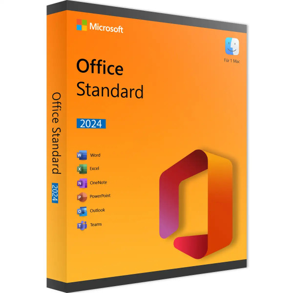 Microsoft Office 2024 Standard | für Mac | 1 - 5 Geräte