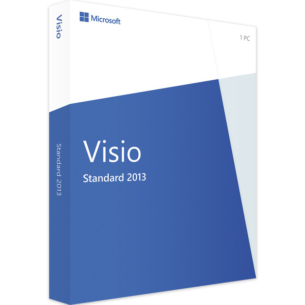 Microsoft Visio 2013 Standard | Windows | 1 PC | ESD + Key