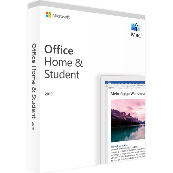 Microsoft Office 2019 Home and Student | Mac | Zertifiziert + Key