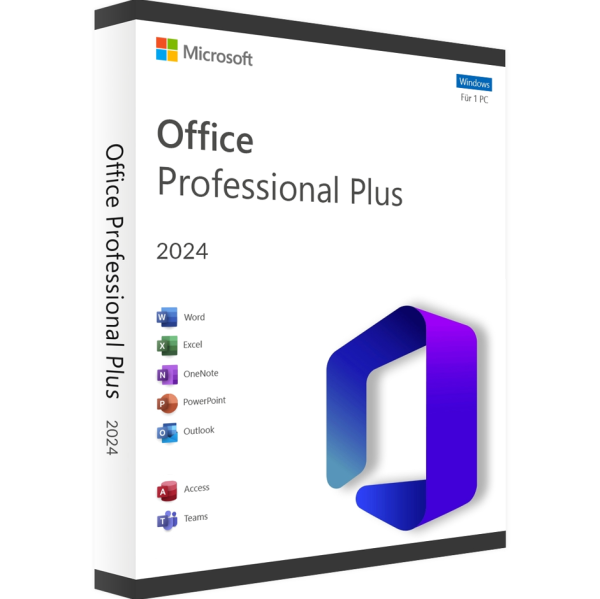 Microsoft Office 2024 Professional Plus | Windows | Accountgebunden