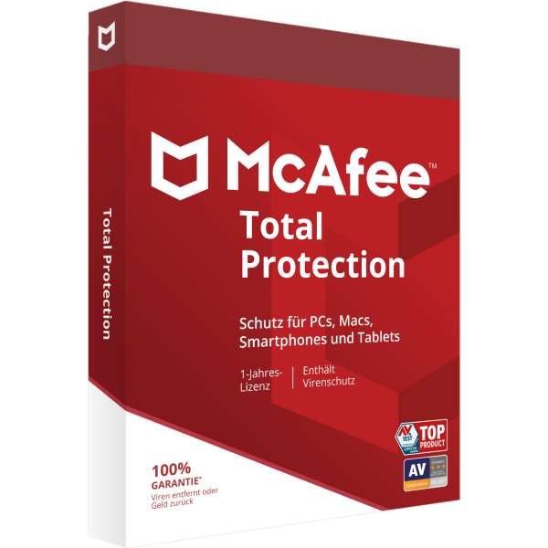 McAfee Total Protection 2023 | 5 Geräte | 1 Jahr