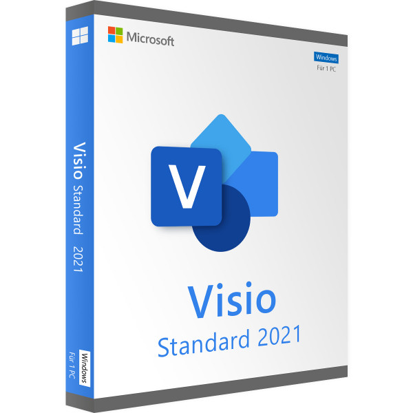 Microsoft Visio 2021 Standard | Windows | Zertifizierter Shop