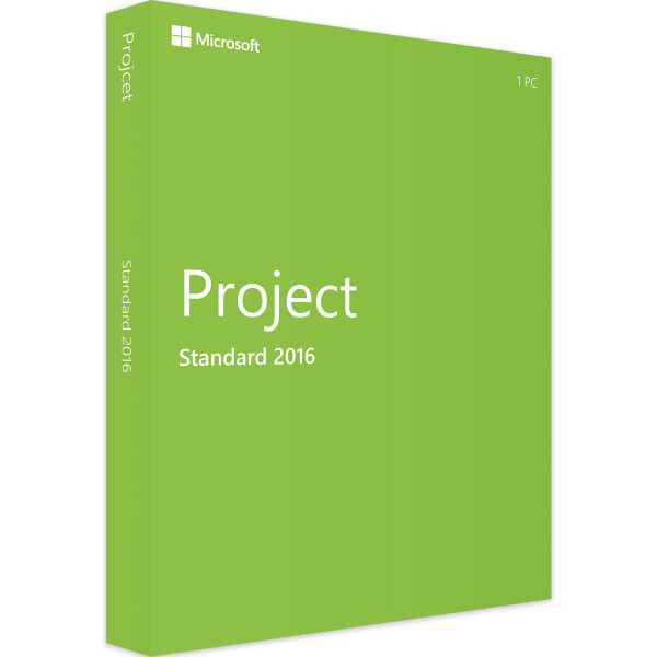 Microsoft Project 2016 Standard | Windows | 1 PC | ESD + Key