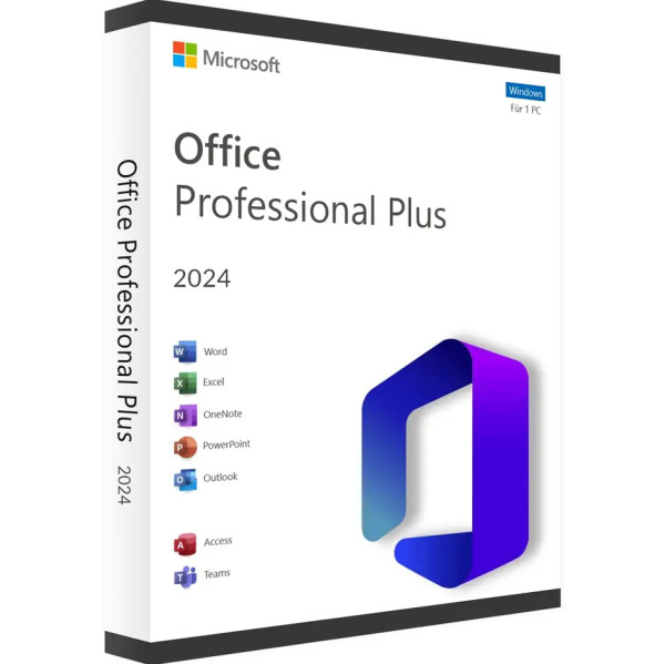 Microsoft Office 2024 Professional Plus | für Windows | 1 - 5 Benutzer