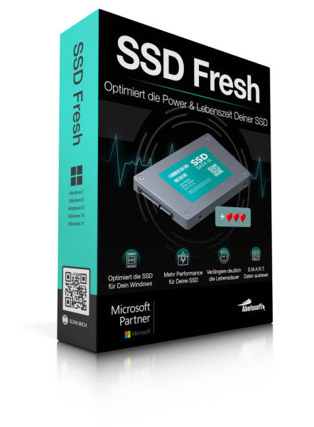 Abelssoft SSD Fresh | für Windows | Blitzversand | Zertifizierter Shop