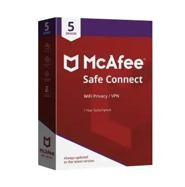 McAfee VPN Safe Connect | 5 dispositivi