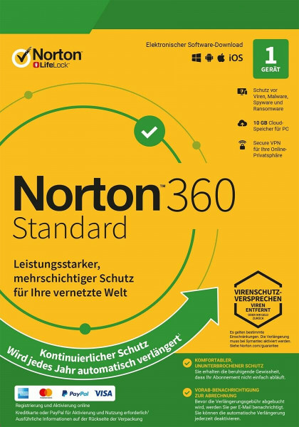 Norton Security 360 | 2023 | kein Abo | Multi Device