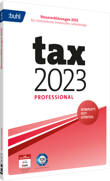 WISO tax 2023 Professional for tax year 2022 | for Windows